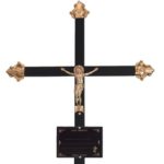 Крест металлический с табличкой